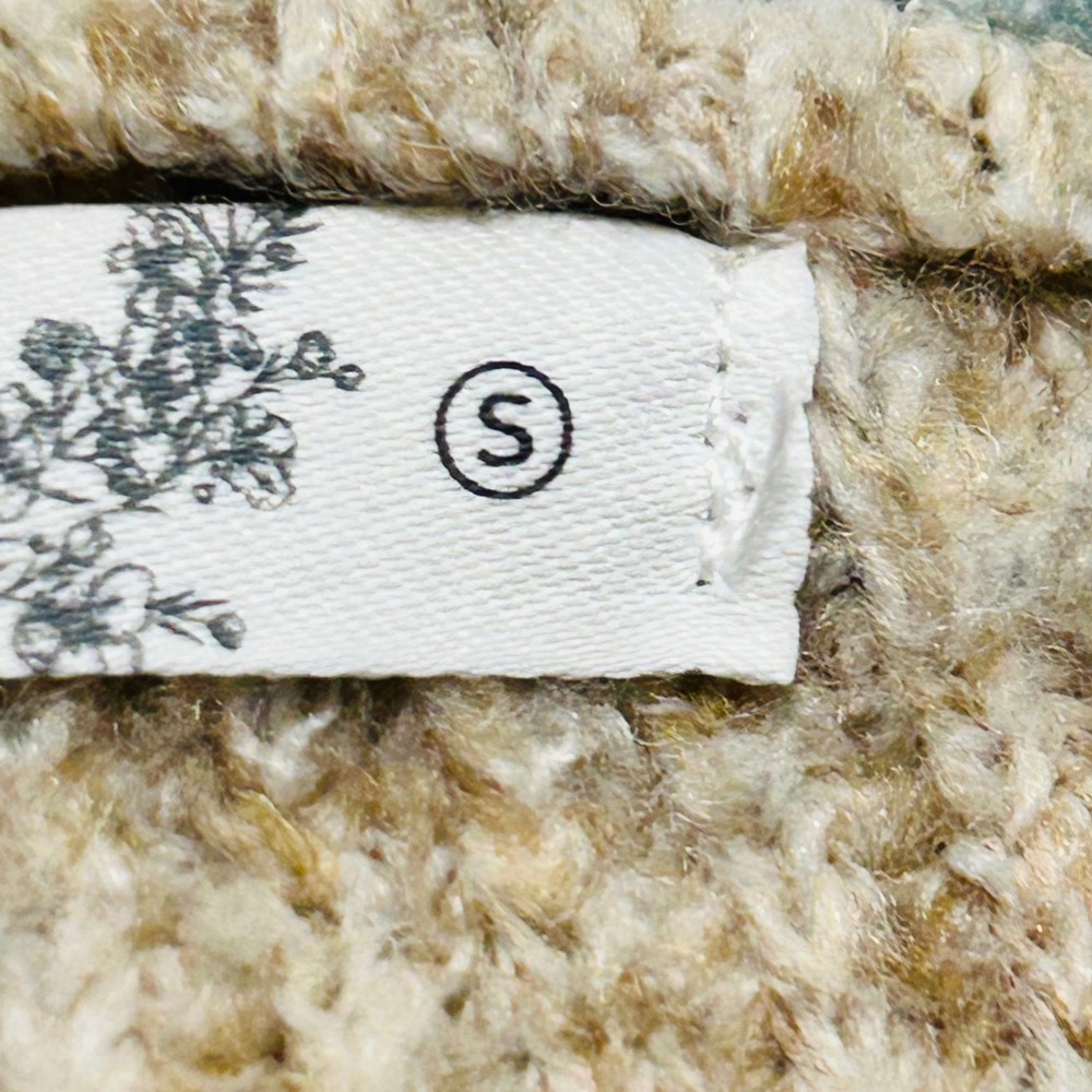 Altar State Patchwork Colorblock V Neck Sweater S… - image 8